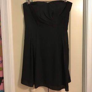 Express Black Strapless Dress Size 8 NWT